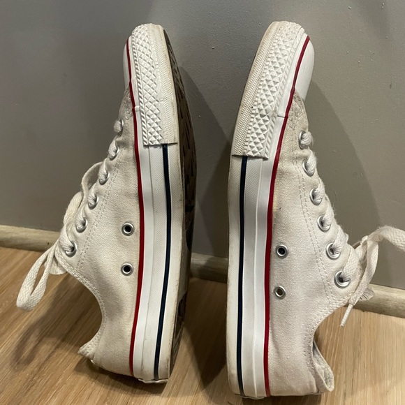 Converse White low tops women’s 8 - Picture 3 of 8